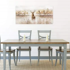 Handgemaltes Gemälde 'Auge in Auge' 120x60cm | inkl. Echtheitszertifikat