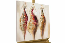 Handgemaltes Gemälde 'Ballkönigin' 60x60cm | inkl. Echtheitszertifikat