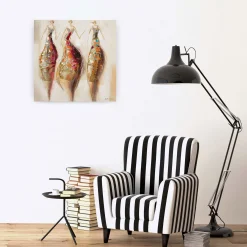 Handgemaltes Gemälde 'Ballkönigin' 60x60cm | inkl. Echtheitszertifikat