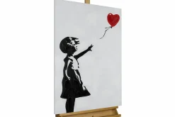 Handgemaltes Gemälde 'Banksy's Heart Balloon' | inkl. Echtheitszertifikat