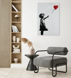 Handgemaltes Gemälde 'Banksy's Heart Balloon' | inkl. Echtheitszertifikat