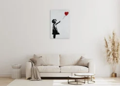 Handgemaltes Gemälde 'Banksy's Heart Balloon' | inkl. Echtheitszertifikat