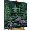 Handgemaltes Gemälde 'Banksy's Monet' 80x80cm | inkl. Echtheitszertifikat