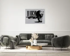 Handgemaltes Gemälde 'Banksy's Escaped' 75x100cm | inkl. Echtheitszertifikat