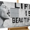 Handgemaltes Gemälde 'Banksy's Icon of Jazz' 120x60cm | inkl. Echtheitszertifikat