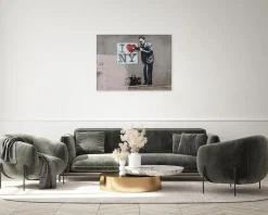 Handgemaltes Gemälde 'Banksy's Diagnosis' 100x75cm | inkl. Echtheitszertifikat