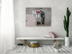 Handgemaltes Gemälde 'Banksy's Diagnosis' 100x75cm | inkl. Echtheitszertifikat