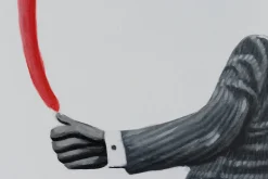 Handgemaltes Gemälde 'Banksy's Man in Love' 75x100cm | inkl. Echtheitszertifikat