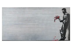Handgemaltes Gemälde 'Banksy's Cavalier' 60x120cm | inkl. Echtheitszertifikat