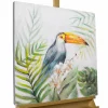 Handgemaltes Gemälde 'Baron Tukan' 60x60cm | inkl. Echtheitszertifikat