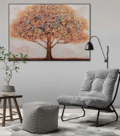 Handgemaltes Gemälde 'Baum der Erinnerung' 100x70cm | inkl. Echtheitszertifikat