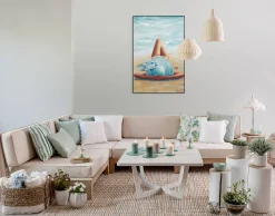 Handgemaltes Gemälde 'Beach Beauty' 60x90cm | inkl. Echtheitszertifikat