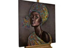 Handgemaltes Gemälde 'Beauty of Youth' 80x80cm | inkl. Echtheitszertifikat