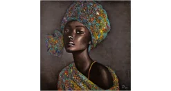 Handgemaltes Gemälde 'Beauty of Youth' 80x80cm | inkl. Echtheitszertifikat