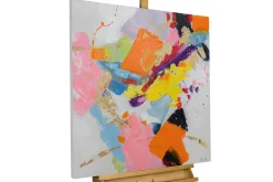 Handgemaltes Gemälde 'Behind the Rainbow' 80x80cm | inkl. Echtheitszertifikat