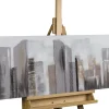 Handgemaltes Gemälde 'Between Skyscrapers' 120x40cm | inkl. Echtheitszertifikat