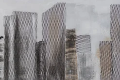 Handgemaltes Gemälde 'Between Skyscrapers' 120x40cm | inkl. Echtheitszertifikat