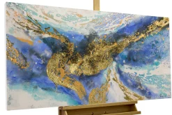 Handgemaltes Gemälde 'Blaue Ewigkeit' 120x60cm | inkl. Echtheitszertifikat