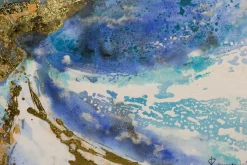 Handgemaltes Gemälde 'Blaue Ewigkeit' 120x60cm | inkl. Echtheitszertifikat