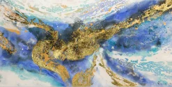Handgemaltes Gemälde 'Blaue Ewigkeit' 120x60cm | inkl. Echtheitszertifikat
