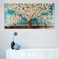 Handgemaltes Gemälde 'Blaue Melancholie' 140x70cm | inkl. Echtheitszertifikat