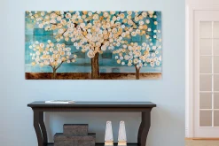 Handgemaltes Gemälde 'Blaue Melancholie' 140x70cm | inkl. Echtheitszertifikat