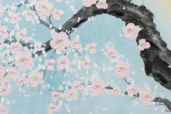 Handgemaltes Gemälde 'Blühender Anfang' 120x60cm | inkl. Echtheitszertifikat