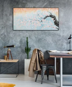 Handgemaltes Gemälde 'Blühender Anfang' 120x60cm | inkl. Echtheitszertifikat