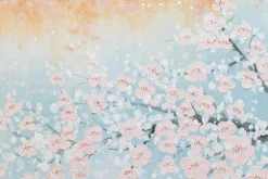 Handgemaltes Gemälde 'Blühender Anfang' 120x60cm | inkl. Echtheitszertifikat