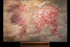 Handgemaltes Gemälde 'Blühende Welt' 120x80cm | inkl. Echtheitszertifikat
