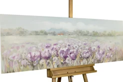 Handgemaltes Gemälde 'Blühender Sommer' 150x50cm | inkl. Echtheitszertifikat