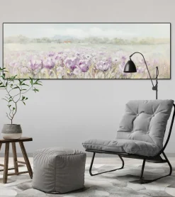 Handgemaltes Gemälde 'Blühender Sommer' 150x50cm | inkl. Echtheitszertifikat