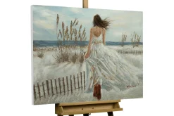 Handgemaltes Gemälde 'Blick zum Horizont' 100x70cm | inkl. Echtheitszertifikat