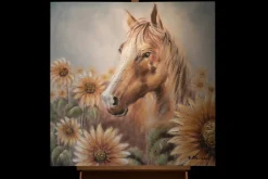 Handgemaltes Gemälde 'Blooming Freedom' 80x80cm | inkl. Echtheitszertifikat