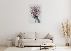 Handgemaltes Gemälde 'Blossom of Thought' 60x90cm | inkl. Echtheitszertifikat