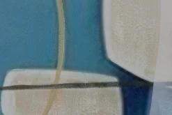 Handgemaltes Gemälde 'Blue Interplay' 75x100cm | inkl. Echtheitszertifikat