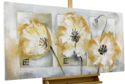Handgemaltes Gemälde 'Blumenkinder' 120x60cm | inkl. Echtheitszertifikat