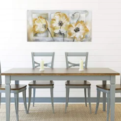 Handgemaltes Gemälde 'Blumenkinder' 120x60cm | inkl. Echtheitszertifikat