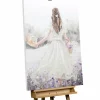 Handgemaltes Gemälde 'Blumenmädchen' 75x100cm | inkl. Echtheitszertifikat