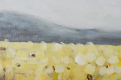 Handgemaltes Gemälde 'Blumenmeer in Gelb' 120x60cm | inkl. Echtheitszertifikat
