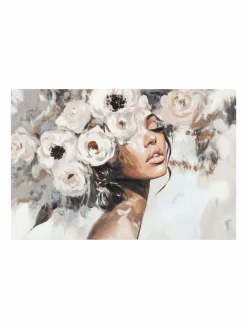 Handgemaltes Gemälde 'Blush in Bloom' 90x60cm | inkl. Echtheitszertifikat