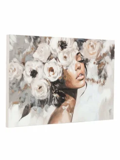 Handgemaltes Gemälde 'Blush in Bloom' 90x60cm | inkl. Echtheitszertifikat