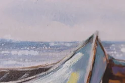 Handgemaltes Gemälde 'Boote der Fischer' 120x60cm | inkl. Echtheitszertifikat