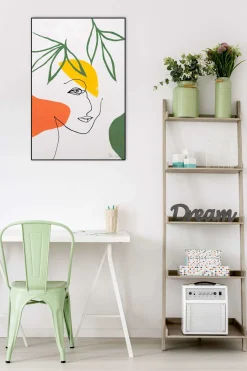 Handgemaltes Gemälde 'Botanical Heart' 60x90cm | inkl. Echtheitszertifikat