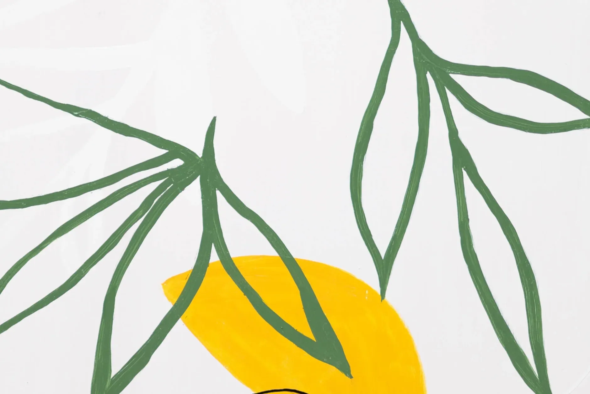 Handgemaltes Gemälde 'Botanical Heart' 60x90cm | inkl. Echtheitszertifikat