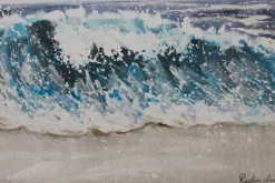 Handgemaltes Gemälde 'Breaking Waves' 120x80cm | inkl. Echtheitszertifikat