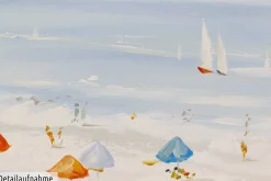 Handgemaltes Gemälde 'Brise der Nordseeluft' 150x50cm | inkl. Echtheitszertifikat