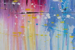 Handgemaltes Gemälde 'Bucharest Skyline Silhouette' 120x60cm | inkl. Echtheitszertifikat