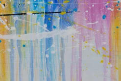 Handgemaltes Gemälde 'Budapest Skyline Silhouette' 120x60cm | inkl. Echtheitszertifikat
