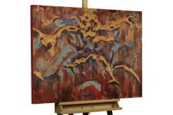 Handgemaltes Gemälde 'Bunter Marmor' 100x70cm | inkl. Echtheitszertifikat